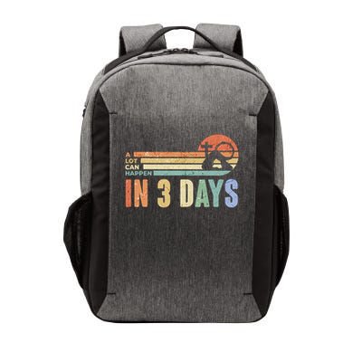 A Lot Can Happen In 3 Days Easter Jesus Design Vector Backpack