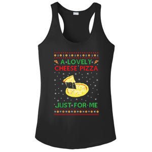 A Lovely Cheese Pizza Funny Kevin Xmas Ladies PosiCharge Competitor Racerback Tank