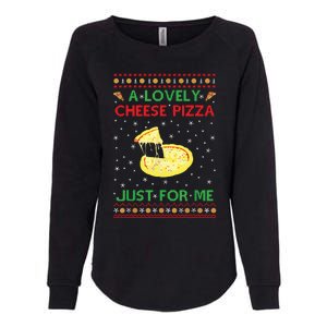 A Lovely Cheese Pizza Funny Kevin Xmas Womens California Wash Sweatshirt