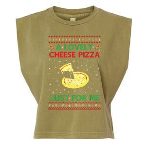 A Lovely Cheese Pizza Funny Kevin Xmas Garment-Dyed Women's Muscle Tee