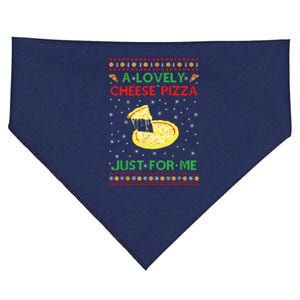 A Lovely Cheese Pizza Funny Kevin Xmas USA-Made Doggie Bandana