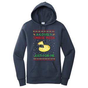 A Lovely Cheese Pizza Funny Kevin Xmas Women's Pullover Hoodie