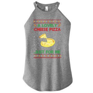 A Lovely Cheese Pizza Funny Kevin Xmas Women's Perfect Tri Rocker Tank