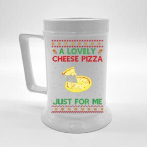 A Lovely Cheese Pizza Funny Kevin Xmas Beer Stein