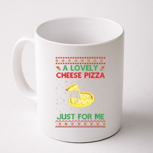 A Lovely Cheese Pizza Funny Kevin Xmas Coffee Mug