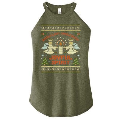 Angelic Light Candle Bright Joyful Spirit Christmas Season Women's Perfect Tri Rocker Tank