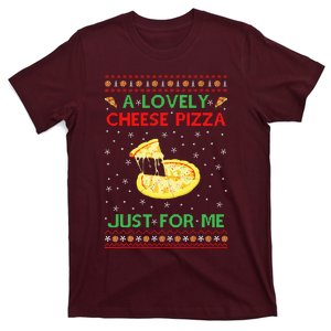 A Lovely Cheese Pizza Alone Funny Kevin X Mas Home T-Shirt