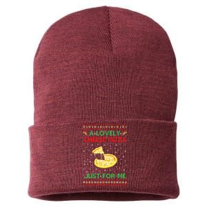 A Lovely Cheese Pizza Alone Funny Kevin X Mas Home Sustainable Knit Beanie