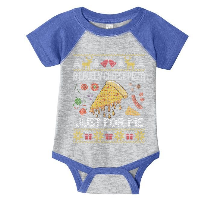 A Lovely Cheese Pizza Just For Me Alone Home Christmas  Infant Baby Jersey Bodysuit