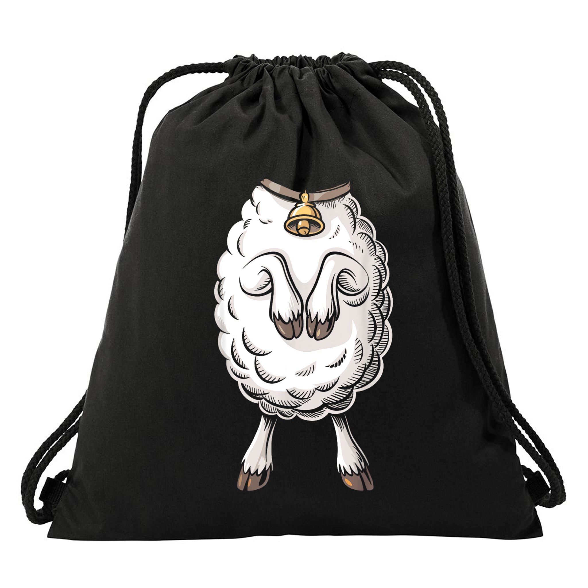 Adult Lamb Costume Drawstring Bag
