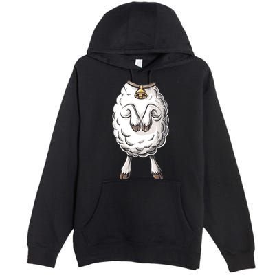 Adult Lamb Costume Premium Pullover Hoodie