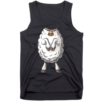 Adult Lamb Costume Tank Top