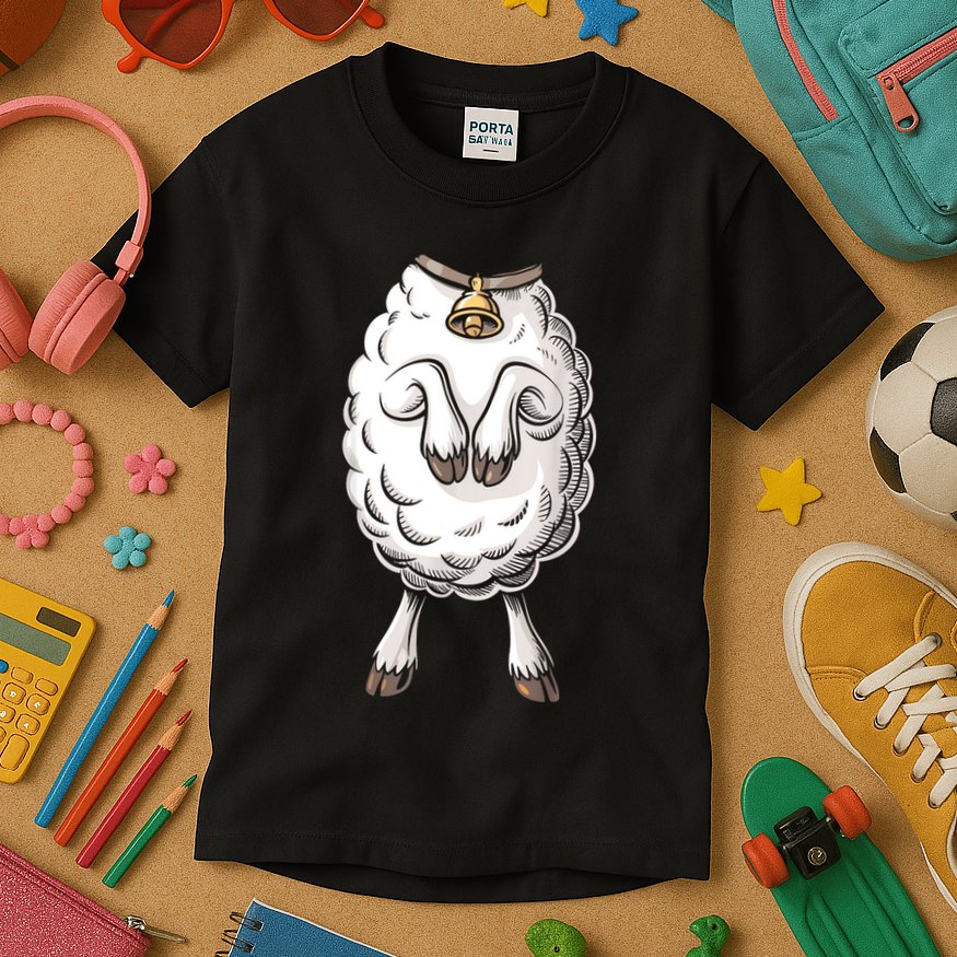 Adult Lamb Costume Kids T-Shirt