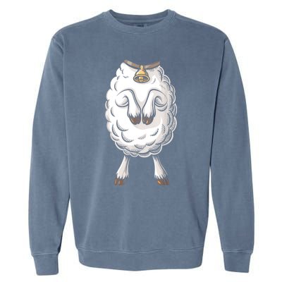 Adult Lamb Costume Garment-Dyed Sweatshirt