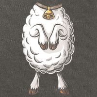 Adult Lamb Costume Cotton Canvas Backpack