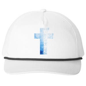 A Lot Can Happen In 3 Days Easter Cross Christianity Snapback Five-Panel Rope Hat