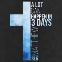 A Lot Can Happen In 3 Days Easter Cross Christianity Hat