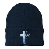 A Lot Can Happen In 3 Days Easter Cross Christianity Knit Cap Winter Beanie