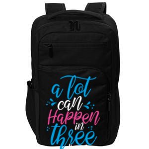 A Lot Can Happen In Three Days Easter Jesus Christian Attire Cute Gift Impact Tech Backpack