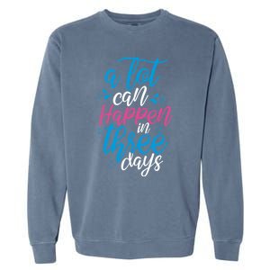 A Lot Can Happen In Three Days Easter Jesus Christian Attire Cute Gift Garment-Dyed Sweatshirt