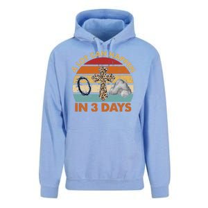 A Lot Can Happen In 3 Days Easter Retro Sunset Unisex Surf Hoodie