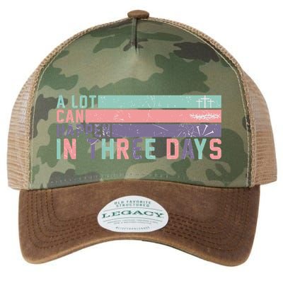 A Lot Can Happen In 3 Days Jesus Easter Legacy Tie Dye Trucker Hat
