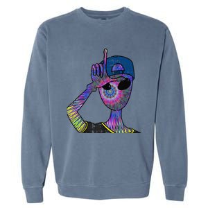 Alien Loser Cap Psychedelic Cool Martian Halloween Gift Garment-Dyed Sweatshirt