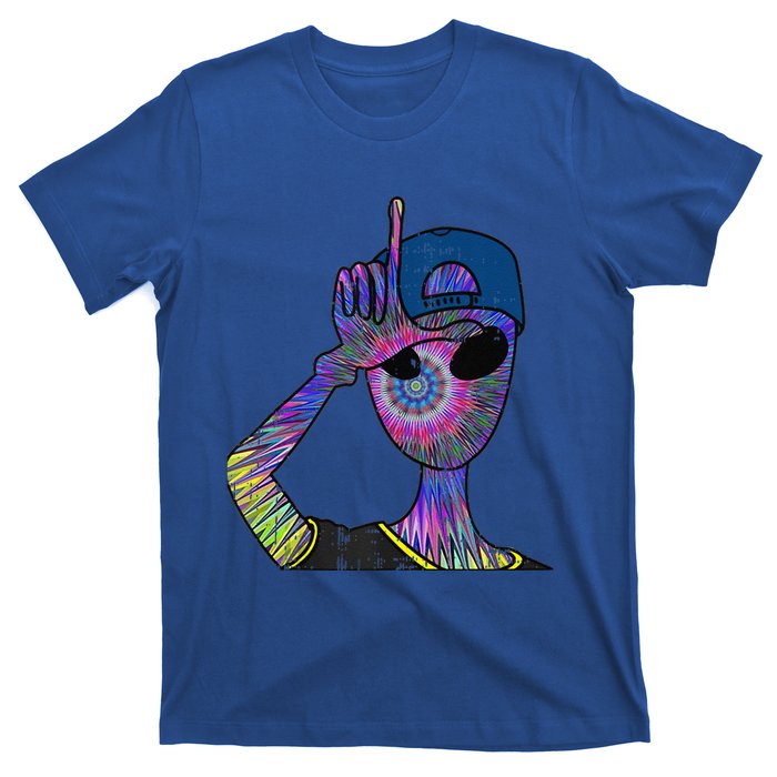 Alien Loser Cap Psychedelic Cool Martian Halloween Gift T-Shirt