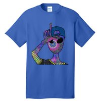 Alien Loser Cap Psychedelic Cool Martian Halloween Gift Tall T-Shirt