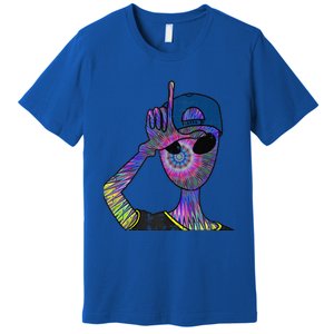 Alien Loser Cap Psychedelic Cool Martian Halloween Gift Premium T-Shirt