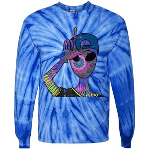 Alien Loser Cap Psychedelic Cool Martian Halloween Gift Tie-Dye Long Sleeve Shirt