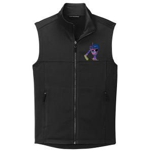 Alien Loser Cap Psychedelic Cool Martian Halloween Gift Collective Smooth Fleece Vest