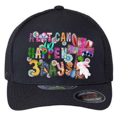 A Lot Can Happen In 3 Days Easter Religious Flexfit Unipanel Trucker Cap