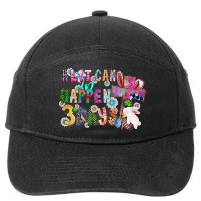 A Lot Can Happen In 3 Days Easter Religious 7-Panel Snapback Hat