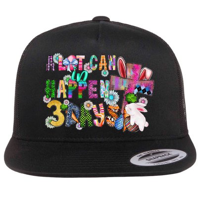 A Lot Can Happen In 3 Days Easter Religious Flatbill Hat