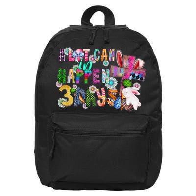 A Lot Can Happen In 3 Days Easter Religious 16 in Basic Backpack