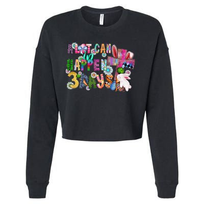 A Lot Can Happen In 3 Days Easter Religious Cropped Pullover Crew