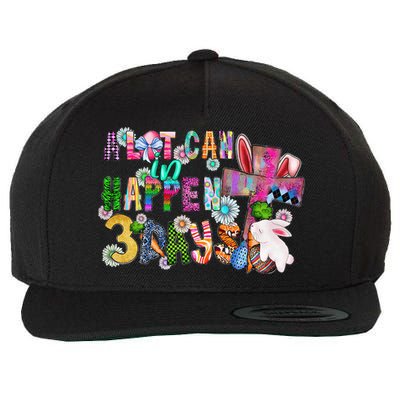 A Lot Can Happen In 3 Days Easter Religious Wool Snapback Cap