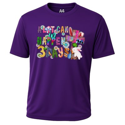 A Lot Can Happen In 3 Days Easter Religious Cooling Performance Crew T-Shirt