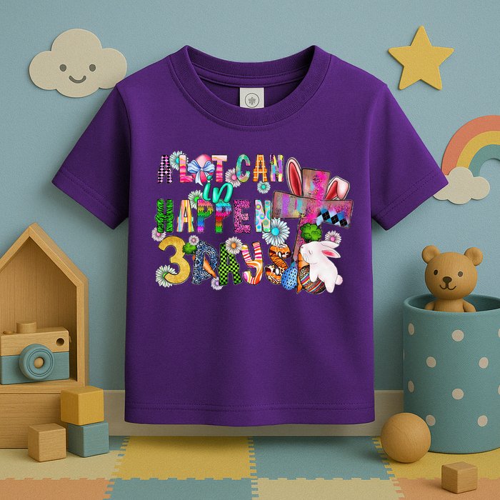 A Lot Can Happen In 3 Days Easter Religious Toddler T-Shirt