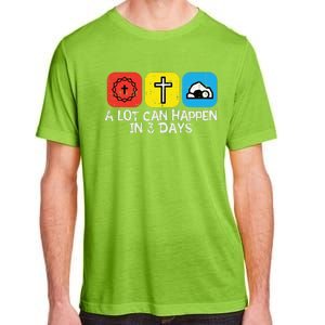 A Lot Can Happen In 3 Days Easter Christians Women Adult ChromaSoft Performance T-Shirt