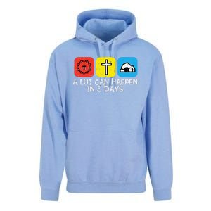 A Lot Can Happen In 3 Days Easter Christians Women Unisex Surf Hoodie