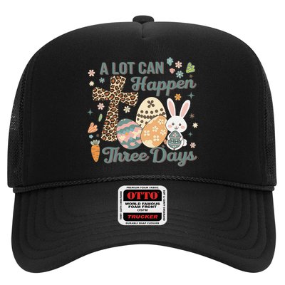 A Lot Can Happen In 3 Days Easter Religious Trucker Hat
