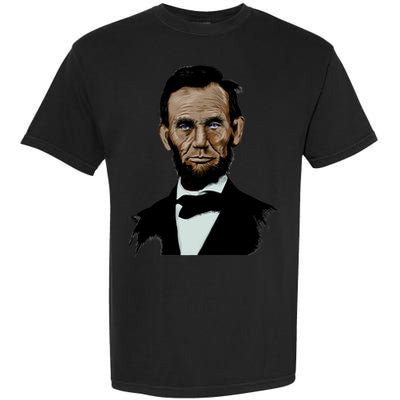 Abraham Lincoln Color Sketch Garment-Dyed Heavyweight T-Shirt