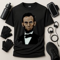 Abraham Lincoln Color Sketch Performance Shirt