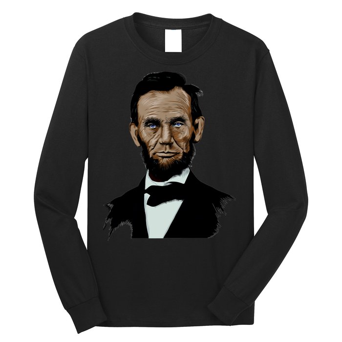 Abraham Lincoln Color Sketch Long Sleeve Shirt