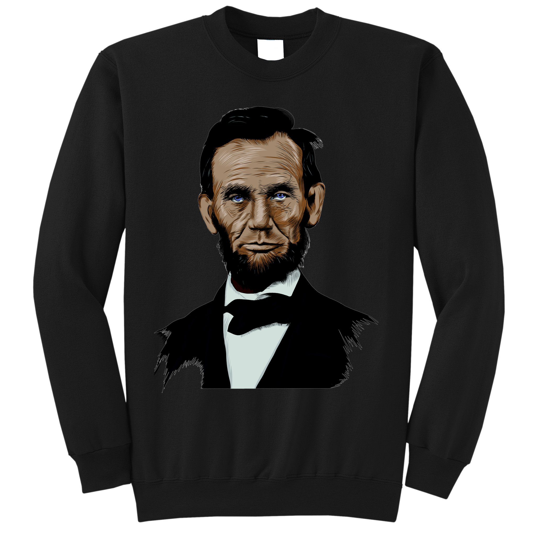 Abraham Lincoln Color Sketch Sweatshirt