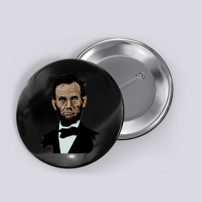 Abraham Lincoln Color Sketch Button