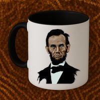 Abraham Lincoln Color Sketch Mug