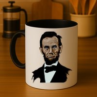 Abraham Lincoln Color Sketch Mug
